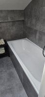   Obklad koupelny vinylem Bukoma Stone uClick XL Beton Kámen Šedohnědý 16